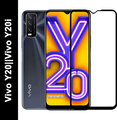 Aspir Edge To Edge Tempered Glass for Vivo Y20, Vivo Y20i(Pack of 1)