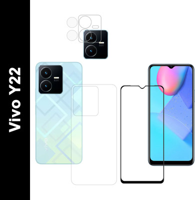 Ten To 11 Front and Back Tempered Glass for ViVO Y22(Pack of 3)