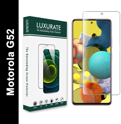 LUXURATE Tempered Glass Guard for Motorola G52(Pack of 1)