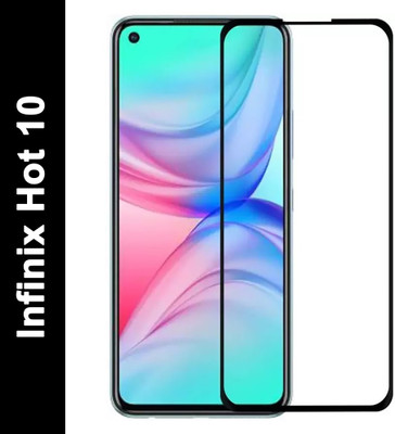 GORILLA PRO Edge To Edge Tempered Glass for Infinix Hot 10(Pack of 1)
