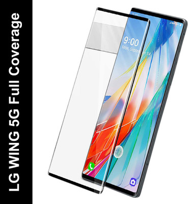 Newlike Tempered Glass Guard for LG WING 5G Full Coverage(Pack of 1)