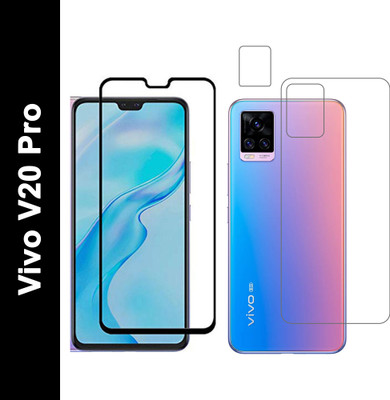 Vatsin Front and Back Tempered Glass for Vivo V20 Pro(Pack of 3)
