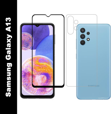 Vatsin Front and Back Tempered Glass for Samsung Galaxy A13(Pack of 2)
