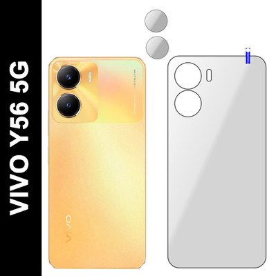 PONDRIK Back Tempered Glass for VIVO Y56 5G(Pack of 2)