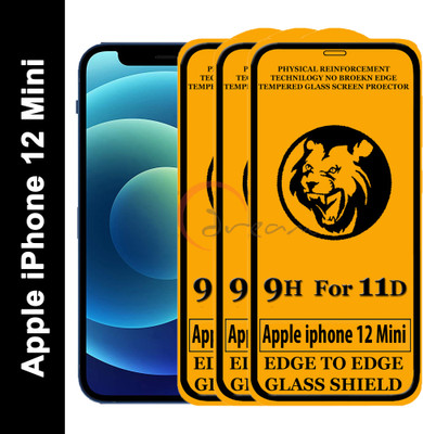 Dream Edge To Edge Tempered Glass for Apple iPhone 12 Mini(Pack of 3)