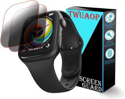 TWUAOP Screen Guard for HAMMER PULSE ACE 2.0 SMARTWATCH(Pack of 2)