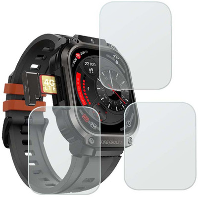 MOKPLZ Screen Guard for FIRE BOLTT CLICKK SMARTWATCH(Pack of 3)