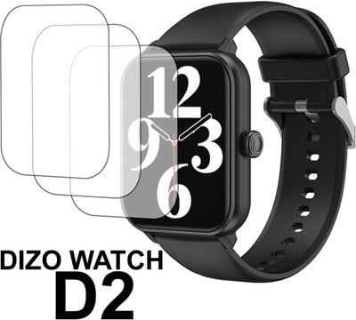 TWUAOP Screen Guard for DIZO WATCH D2(Pack of 3)