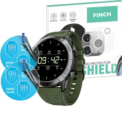KANCHA Screen Guard for FIRE BOLTT MARSHAL SMARTWATCH(Pack of 2)