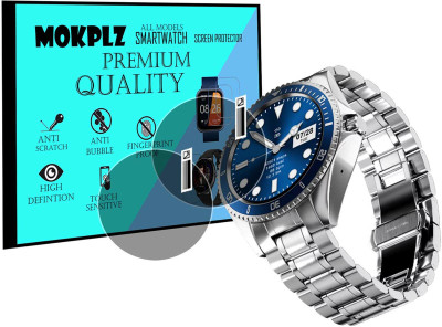 MOKPLZ Screen Guard for FIRE BOLTT QUANTUM SMARTWATCH(Pack of 2)