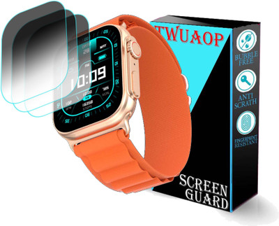 TWUAOP Screen Guard for FIRE BOLTT GLADIATOR PLUS SMARTWATCH(Pack of 3)