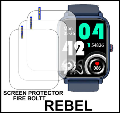 TWUAOP Screen Guard for FIRE BOLTT REBEL(Pack of 3)