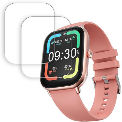 SOMTONE Screen Guard for Fire-Boltt Ninja Call Pro Max Flair 2.01 inch Smartwatch Screen Protector | Anti-Scratch | Edge to Edge Full Coverage | 9H Hardness | Screen Guard for Smartwatch(Pack of 2)