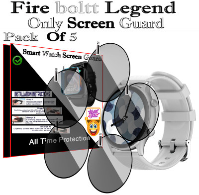 daffin Screen Guard for Fire Boltt Legend(Pack of 5)