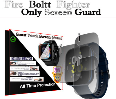 daffin Screen Guard for Fire Boltt Fighter(Pack of 3)