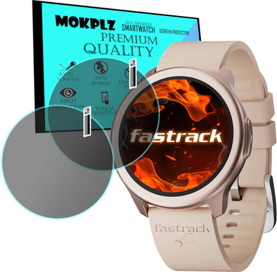 MOKPLZ Screen Guard for FASTRACK FR1 SMARTWATCH(Pack of 2)