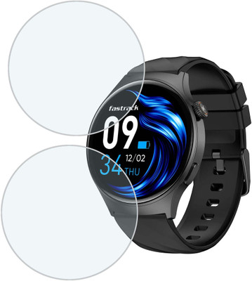 MOKPLZ Screen Guard for FASTRACK OPTIMUS PRO SMARTWATCH(Pack of 2)
