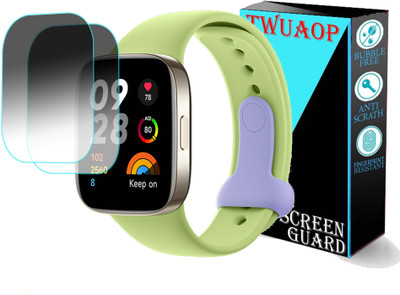 TWUAOP Screen Guard for REDMI WATCH 3 SMARTWATCH(Pack of 2)