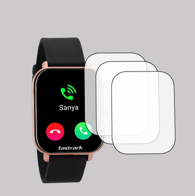 ejzatex Screen Guard for FASTRACK REFLEX VOX 2 SMARTWATCH, SCREEN GUARD(Pack of 3)