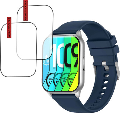 EJZATEX Screen Guard for PEBBLE COSMOS NOVA SMARTWATCH, SCREEN GUARD(Pack of 2)