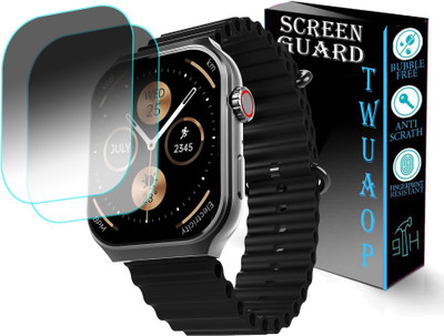 TWUAOP Screen Guard for BEATXP MARV ULTRA SMARTWATCH(Pack of 2)