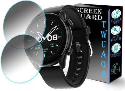 TWUAOP Screen Guard for BOAT LUNAR SPACE SMARTWATCH(Pack of 2)