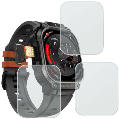 MOKPLZ Screen Guard for FIRE BOLTT CLICKK SMARTWATCH(Pack of 3)