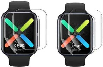 Guardor Screen Guard for Oppo Watch 46mm Screen Guard Scratch Guard Full Screen Protector Compatible for Oppo Smart Watch 46mm Unbreakable Screen Guard(Pack of 4)