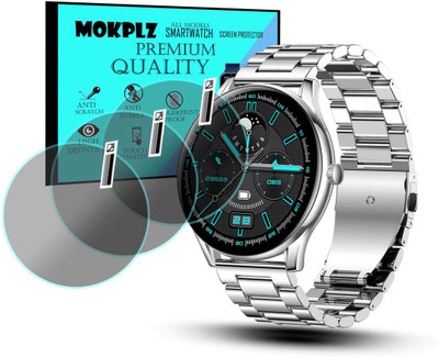 MOKPLZ Screen Guard for PEBBLE COSMOS BOLD PRO SMARTWATCH(Pack of 3)