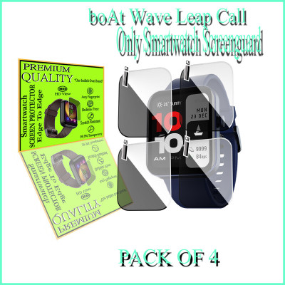 daffin Screen Guard for boAt Wave Leap Call(Pack of 4)