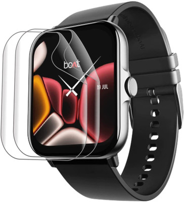 LIGHTWINGS Screen Guard for Boat Wave Ultima Max 1.9 inch SmartWatch(Pack of 2)