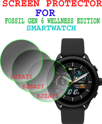 EJZATI Screen Guard for FOSSIL GEN 6 WELLNESS EDITION SMARTWATCH(Pack of 3)