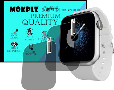 MOKPLZ Screen Guard for FIRE BOLTT RING PLUS SMARTWATCH(Pack of 2)