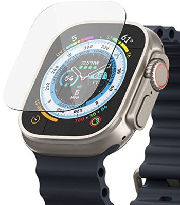 NSI Tempered Glass Guard for Smart watch, Ultra Watch 2, Screen protector(Pack of 2)