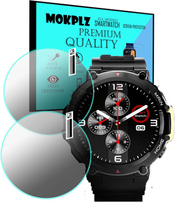 MOKPLZ Screen Guard for FIRE BOLTT ARTILLERY SMARTWATCH(Pack of 2)