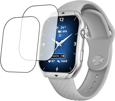 TWUAOP Screen Guard for BEATXP UNBOUND CURV SMARTWATCH(Pack of 2)