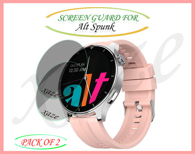 XAZE Screen Guard for Alt Spunk Smartwatch(Pack of 2)