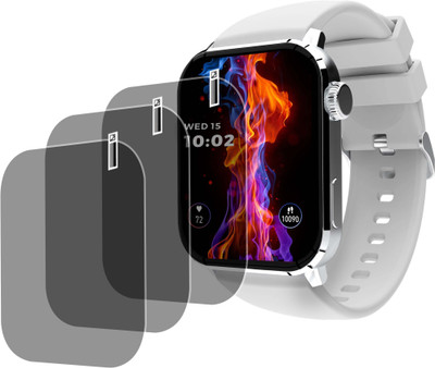 MOKPLZ Screen Guard for BEATXP UNBOUND PLUS SMARTWATCH(Pack of 3)