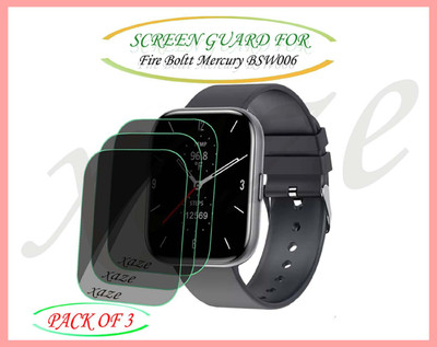 XAZE Screen Guard for Fire Boltt Mercury BSW006 Smartwatch(Pack of 3)