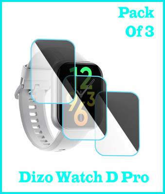 HIDEOUS Screen Guard for DIZO WATCH D PRO(Pack of 3)