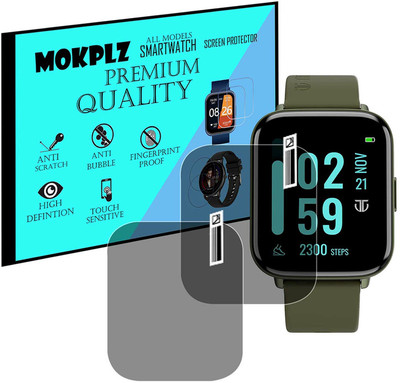 MOKPLZ Screen Guard for TITAN SMART 2 SMARTWATCH(Pack of 2)