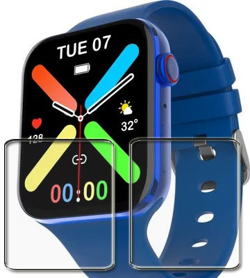 tombik Impossible Screen Guard for D23-Fire Boltt Dazzle Smartwatch(Pack of 2)
