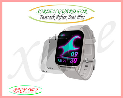 XAZE Screen Guard for Fastrack Reflex Beat Plus Smartwatch(Pack of 2)