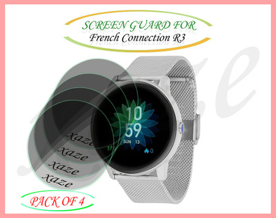 XAZE Screen Guard for French Connection R3 Smartwatch(Pack of 4)