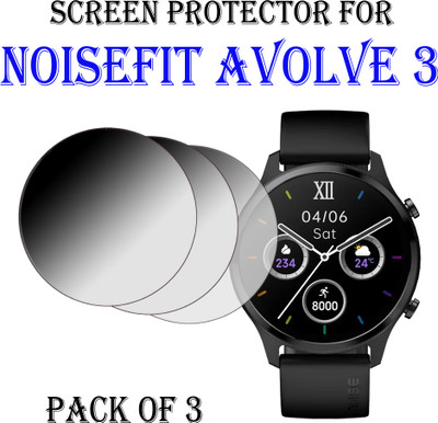 EJZATI Screen Guard for NOISEFIT EVOLVE 3 SMARTWATCH(Pack of 3)