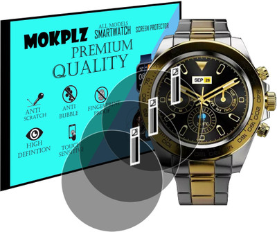 MOKPLZ Screen Guard for FIRE BOLTT BLIZZARD SMARTWATCH(Pack of 3)