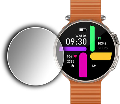 ejzatex Screen Guard for FIRE BOLTT ASTEROID SMARTWATCH, SCREEN GUARD(Pack of 1)