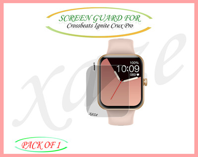 XAZE Screen Guard for Crossbeats Ignite Crux Pro Smartwatch(Pack of 1)