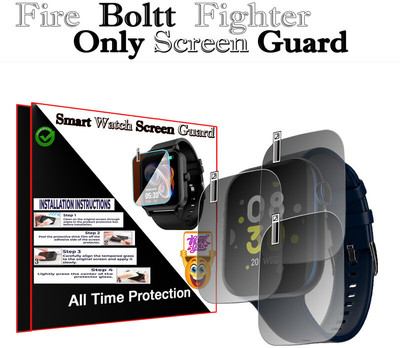daffin Screen Guard for Fire Boltt Fighter(Pack of 3)