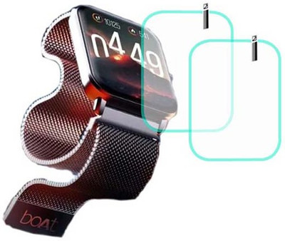 MOKPLZ Screen Guard for BOAT WAVE FURY SMARTWATCH(Pack of 2)